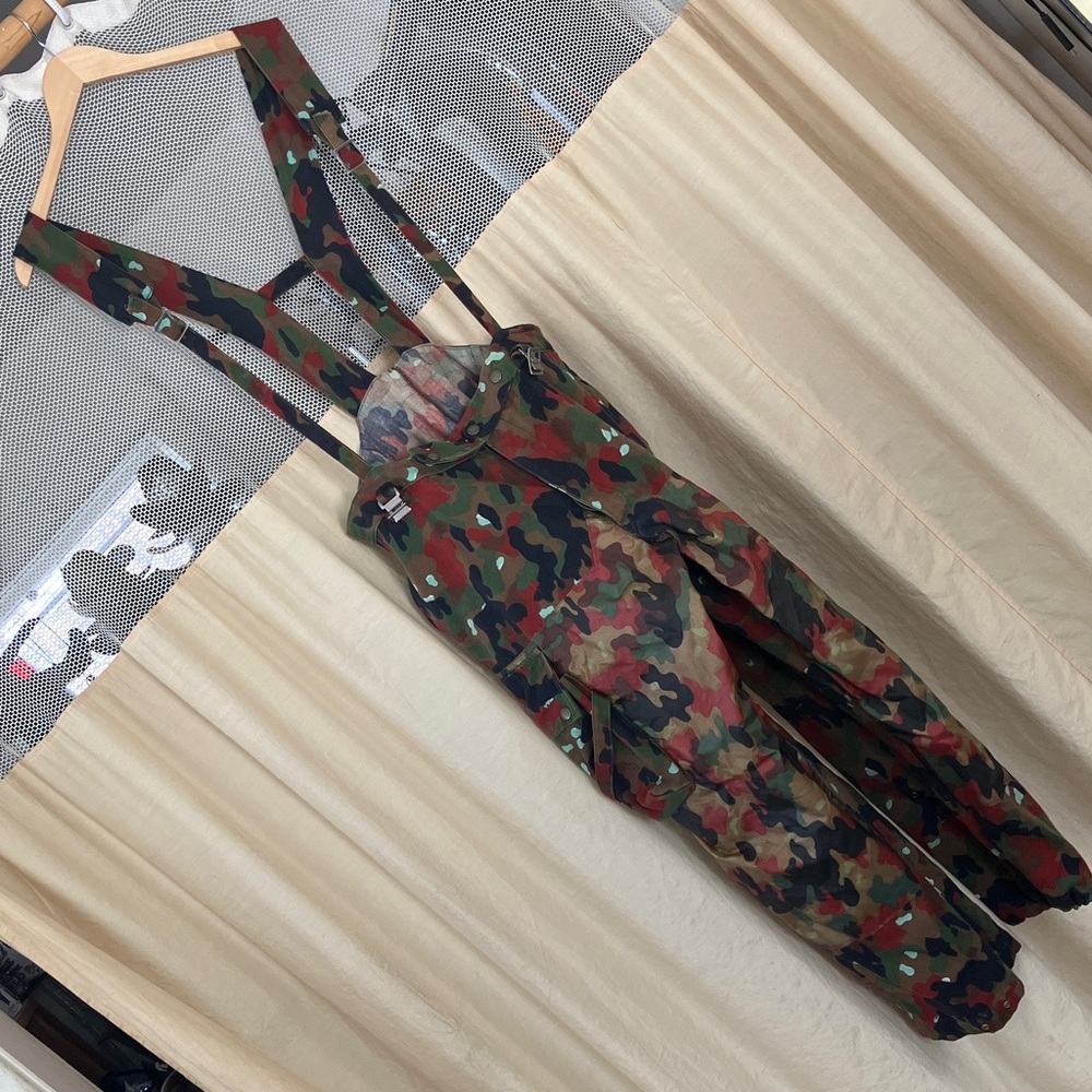 Camouflage unisex, snow, pants, Bib Overalls